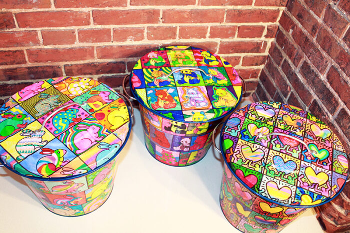 Pop Art Trash Cans