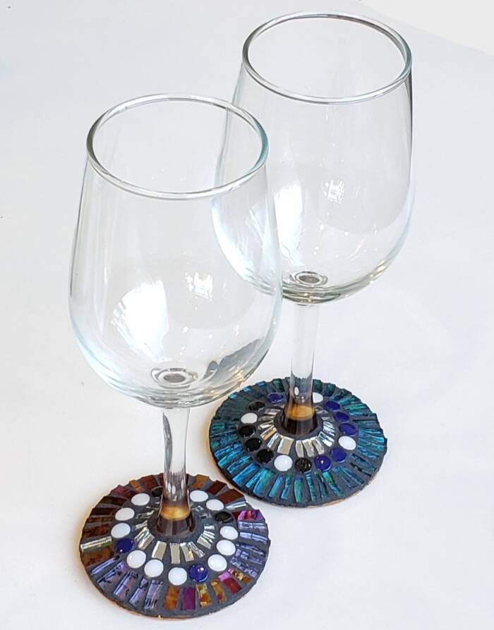 Mosaic Wine Glasses