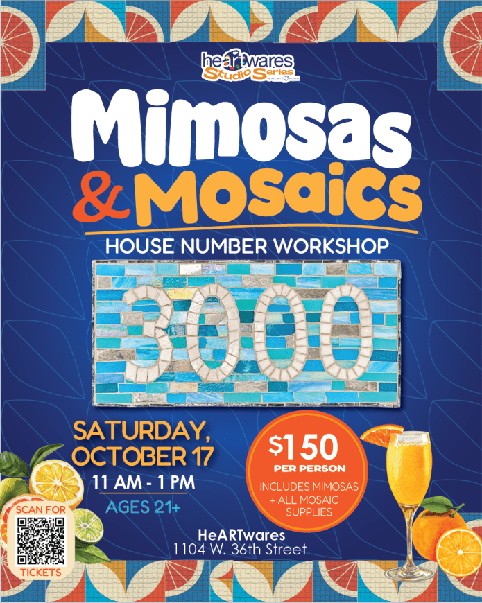 Mimosas & Mosaics : House Number Workshop